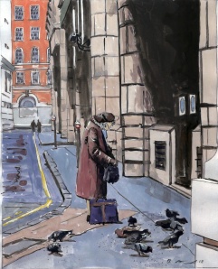 ARTIST-BILLY-ALMOND-pigeon-lady